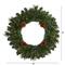 20" LED Pine & Pinecone Artificial Christmas Wreath